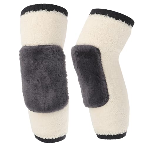 DRESSOOS 1 Pair Knee Warmers the Elderly, Thickened Three-Layer Full Wrap Protection, All-Around Leg Covers Made of Polyester Fiber, for Winter and Sleeping