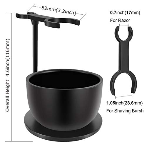 image for SANWA Amazing Men's Wet Shaving Kit - Mysterious Black Shaving & Groom