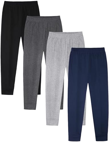 VOGRYE - VOGRYE Baby and Toddler Boys Cotton Pants - 4 Pack Joggers Sweatpants for Boys, Age 5 Years - Best Deal on Amazon