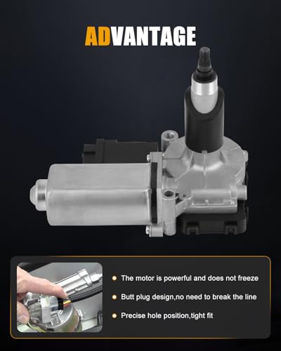 Image of ROADFAR Rear Windshield Wiper Motor Fit for Jeep for Grand Wagoneer 1993 | Fit For Jeep For Grand Cherokee 1993-1998|For Jeep For Grand Wagoneer 1993|Replace 55154787|55155040|56005194|6 Pins