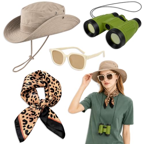 4Pcs Safari Costume for Women