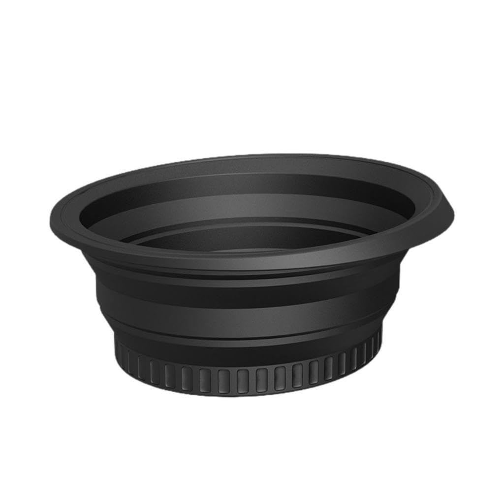 Lavabo Plegable, Recipiente Plegable, Palangana para Hielo para Caravanas, Senderismo, Camping Y Actividades Al Aire Libre, Negro, Individual