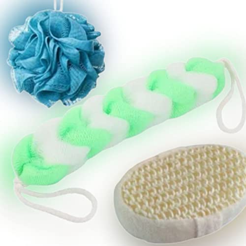 Kit Esponjas Banho, Buchas Para Banho-Bucha Para Corpo Costas-Esponja Macia Esfoliante Spa, Esponjas