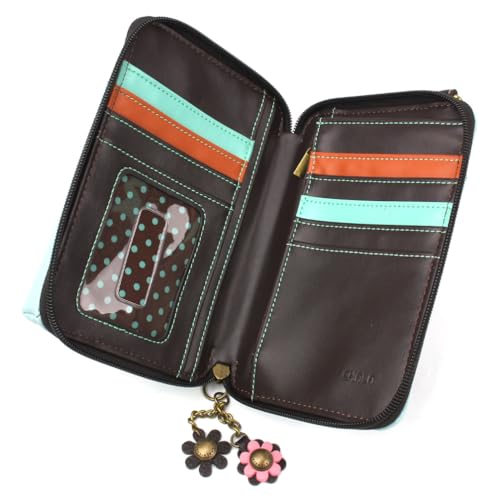 Image of CHALA Wallet Crossbody Cell Phone Purse - Women Faux Leather Multicolor Handbag with Adjustable Strap