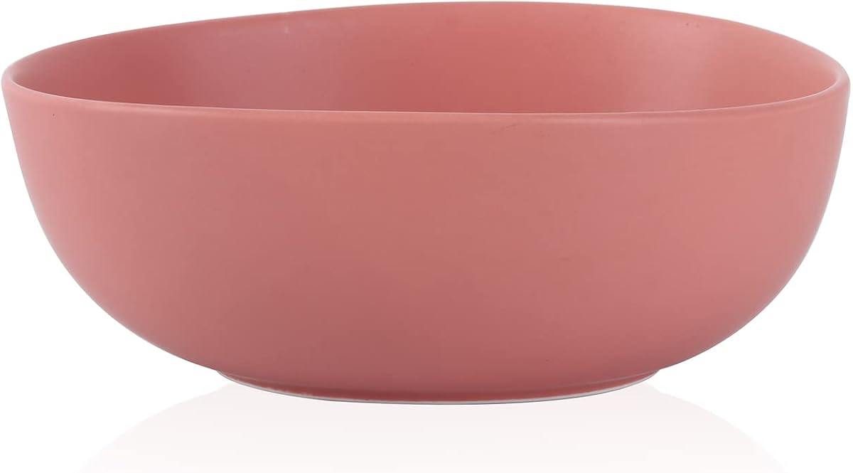 Stone Lain Delilah 6-inch Bowl 6-Piece Dish Set, Porcelain, Terracotta