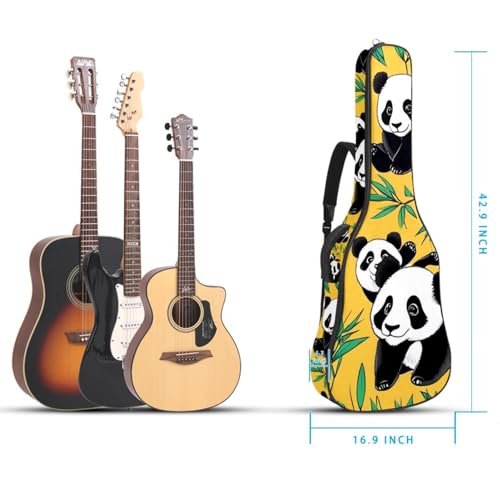 Housse pour guitare imperméable avec poches de rangement