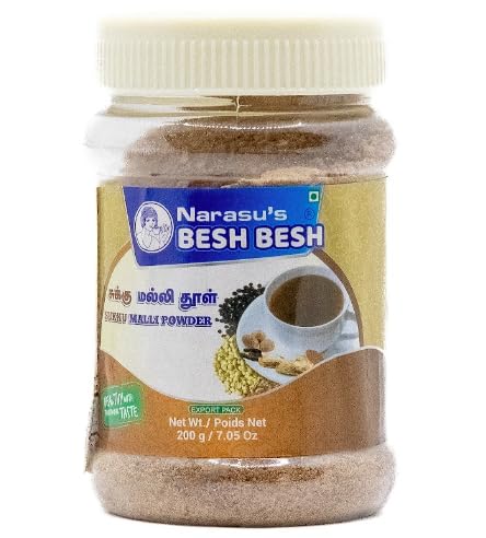 Miniatura 3 de Narasus Besh Besh Sukku (jengibre seco) café (paquete de 3) cada tarro 7.05 oz (B-PS)