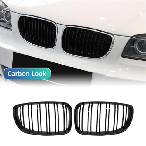 Grille calandre BMW E88 E82 E81 E87 look carbone remplacez vos grilles usées
