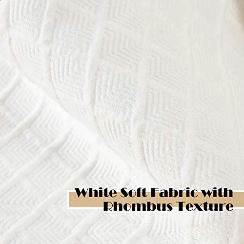 Edldecco 20.5 Inches Christmas Stocking White With Faux Fur Border Trim Handicraft Xmas Tree Decoration Ornaments #TOP2