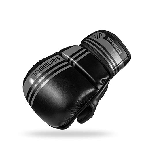Sanabul Core Series Advanced 7 Oz Hybrid Sparring Mma Gloves (Gunmetal, L/Xl) #TOP2