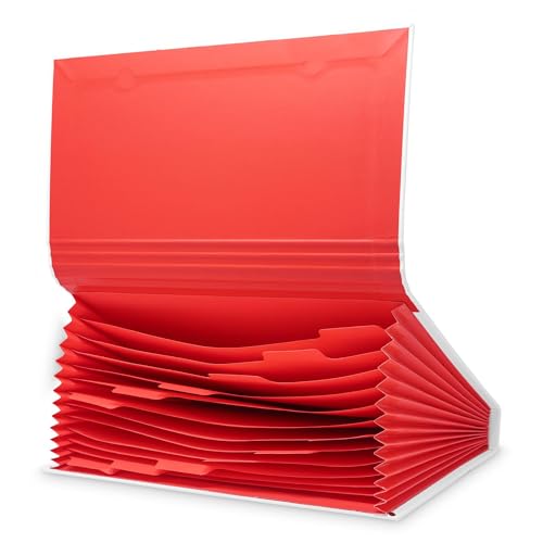 Kate Spade New York Organizador de arquivos expansível, pasta de 12 bolsos, pasta de arquivo de cour