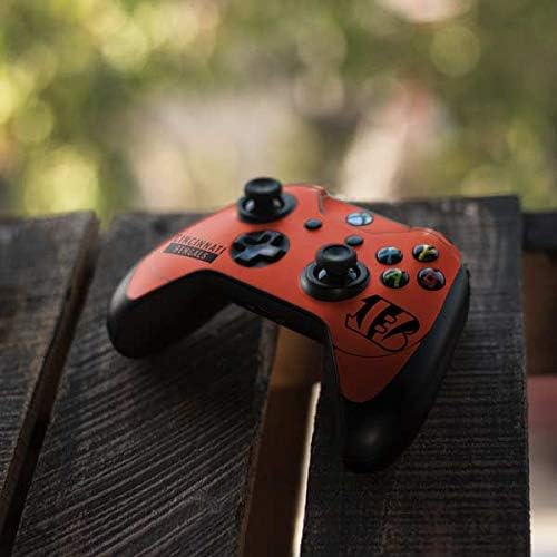 Skinit Decal Gaming Skin Compatible with Xbox One Elite Controller - Officially Licensed NFL Cincinnati Bengals Orange Performance Series Design