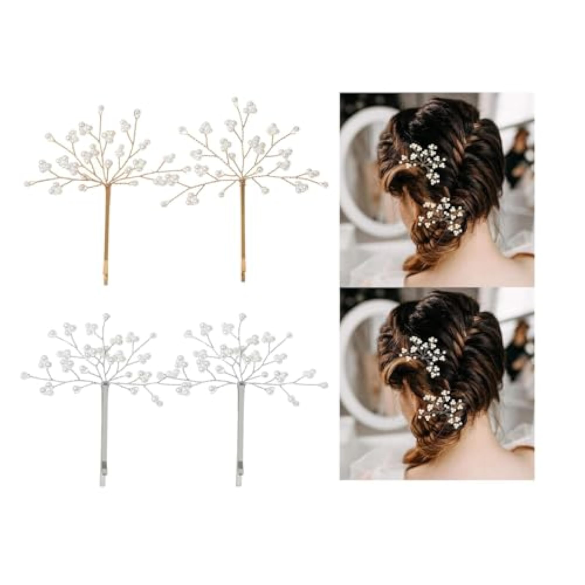 4x Elegant Hair Styling Tool Hair Clips