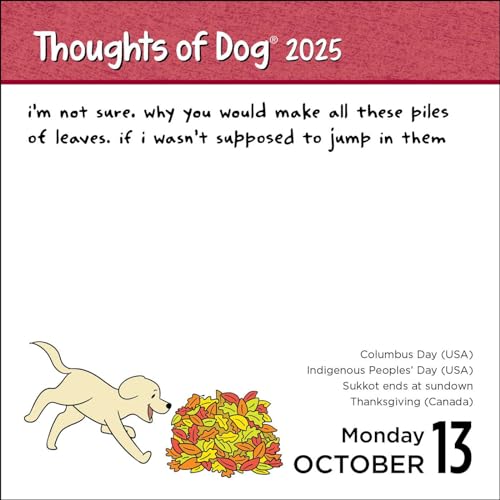 Thoughts of Dog 2025 Day-to-Day Calendar - Image 5