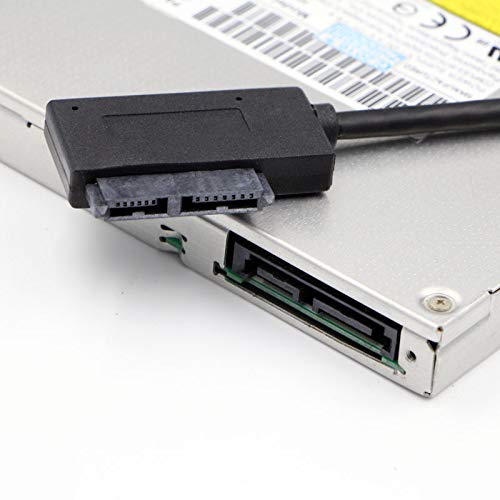 1 szt. USB 3.0 do 7 + 6 13Pin Slimline SATA adapter do laptopa CD DVD Rom napęd optyczny