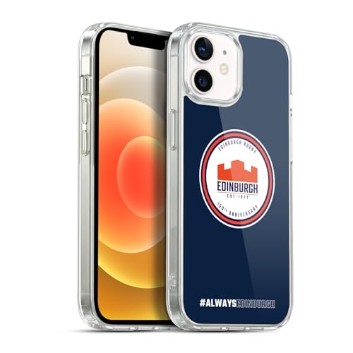 Funda Edinburgh Rugby iPhone 12 Pro carcasa suave silicona TPU con gráficos deportivos