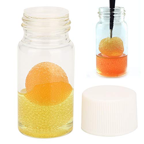 Pinzette Reiniger, Wimpernverlängerung Pinzettenreiniger mit Flüssigkeitsentferner und Schwammkugel Wimpernlockenwickler für Lash Extension Tools Cover