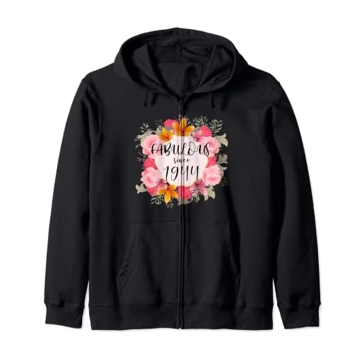 Mujer 79 años fabuloso desde 1944 feliz cumpleaños 79 Sudadera con Capucha