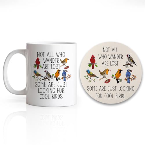Taza de cerámica 11 oz con posavasos miniatura 1