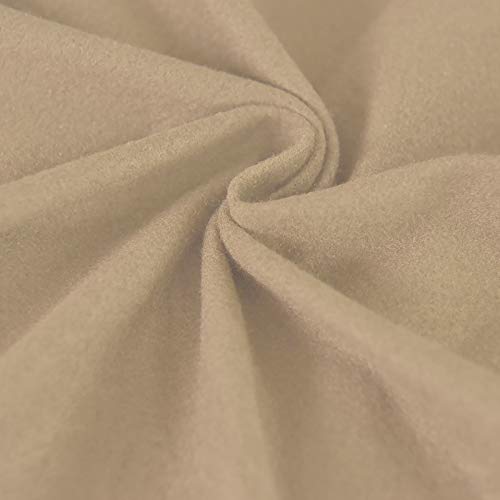 Image of Easy-Going 4 Pieces Oversized Stretch Couch Cover for Dogs Washable | Sectional Sofa Slipcover for 3 Separate Cushion Couch - Elastic Furniture Protector for Pets, Kids Pale Yellow