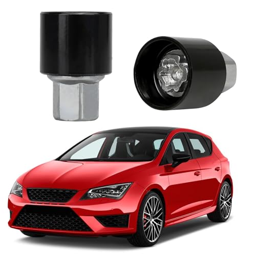 HEBERUCK Felgenschloss Adapter T20213-554, Schlüsselabzieher Demontagewerkzeug Radbolzen Radmutter Reifensicherung für Leon 5F Alhambra Ibiza Ateca Arona Altea XL Toledo Exeo