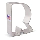 Ann Clark Letter R Cookie Cutter - 3.25 Inches - Tin Plated Steel