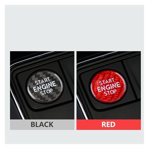 Couvercle bouton démarrage rouge VW Tiguan 2017-2019