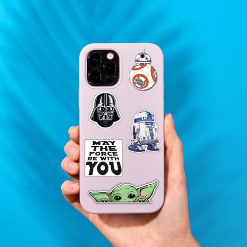 Image of Pack of 15 Cute Stickers for Laptops /Mobiles /Guitar /Journal etc. (Star Wars)