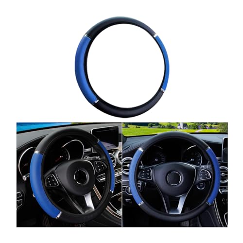 Adunsiaoto Universel Couvre Volant Voiture 38cm, Antidérapant Respirant Protege Volant, Housse De Volant, Accessoires Auto Decoration Interieur, Volants...