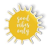 Good Vibes Only Sunshine - Magnet - Car Fridge Locker - 5.5'