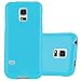 Produktbild Cadorabo Hülle für Samsung Galaxy S5 Mini / S5 Mini DUOS in Jelly HELL BLAU  Handyhülle aus flexiblem TPU Silikon  Silikonhülle Schutzhülle Ultra Slim Soft Back Cover Case Bumper
