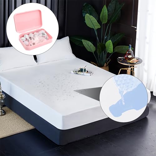 Protector de Colchón Impermeable, Cubre Colchon Transpirable y Antiácaros, Funda Colchon Hipoalergénico, Cobertura Colchón Bebé, Protege Colchón Anti-Chinches y Anti-ácaros