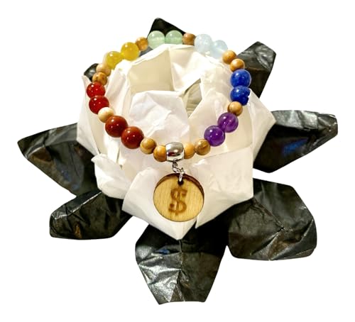 Bracelet 7 chakras pierres naturelles sérénité intérieure édition limitée 6mm