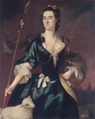 Tableau Toile Portrait Mary Sylvestre Blackburn Peinture Décorative 60x90