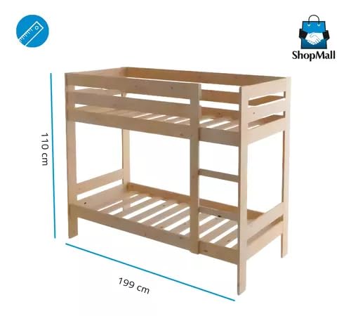 La Mejor Selección de Literas Madera comprados en linea. 12 Literas Madera marca SHOPMALL (3)