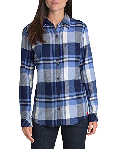 Dickies Women's Long Sleeve Plaid Shirt