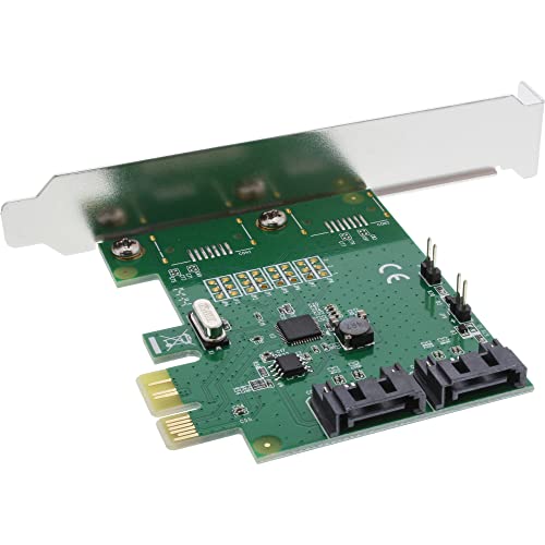 Interfaz SATA interno InLine 76696C tarjeta PCIe para añadir discos duros adicionales a la PC 2