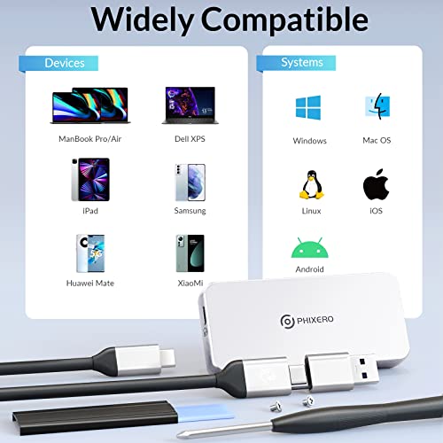Caja externa Thunderbolt para SSD M.2 NVME 40 Gbps miniatura 7