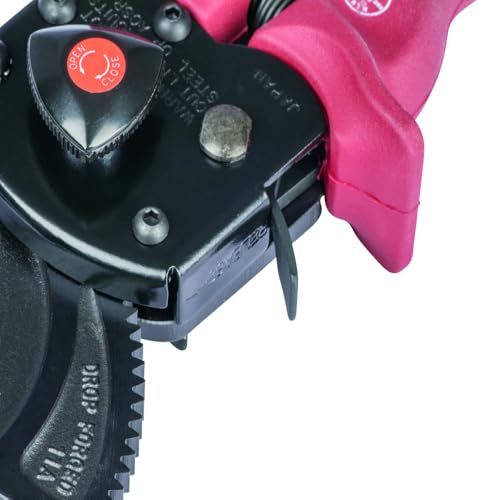Klein Tools 63601 High-Leverage Compact Ratcheting Cable Cutter with Hardened Steel Cutting Blades and Plastic Grips - Thumbnail 5