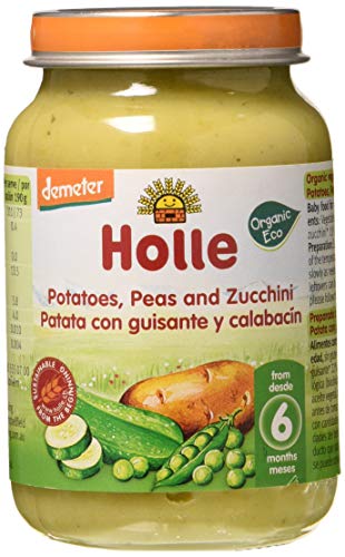 Holle - Potito Patata con Guisante y Calabacín Holle 190 gr 6m+ Cover