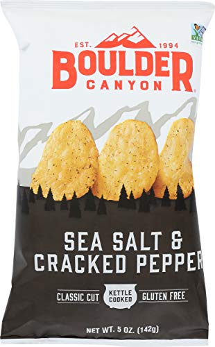image of Boulder Canyon Sea Salt and Cracked Pepper Potato Chips
