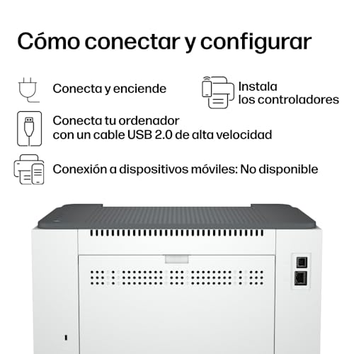 Miniatura 7 de Hp Laserjet M209d, Impresora Láser Monocromo A4, Impresión A Doble Cara Automática, 29 Ppm, Usb 2.0 De Alta Velocidad, Procesador 500 Mhz, Memoria 64 Mb, Panel Con Botones Led, Blanca Y Gris