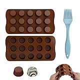 【Antiadhésif et démoulage facile】Grâce à sa texture souple, ce moule chocolat silicone assure un démoulage facile et propre, idéal pour des résultats nets sans casser vos créations