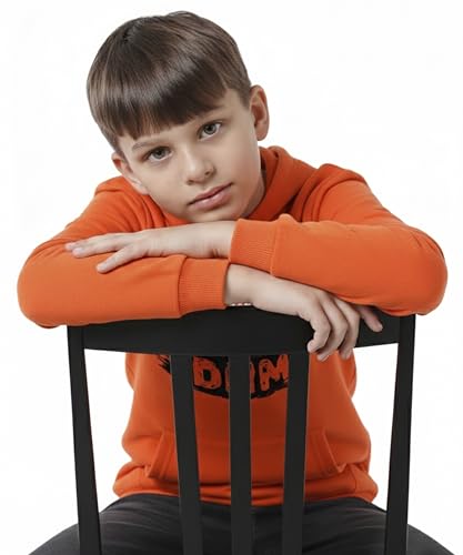 Image of KYDA KIDS Boys 100% Cotton Hooded Neck Long Sleeve Sweatshirt with Hoodies Winter Wear