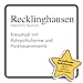 Recklinghausen: Kreisstadt mit Ruhrpottcharme und Parkhausromantik. Das lustige Geschenkbuch für Mann, Frau, Kollege, Freund zu Geburtstag, Weihnachten