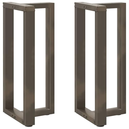 Pieds de table de bar anti-vibration en acier réglables 90-91 cm