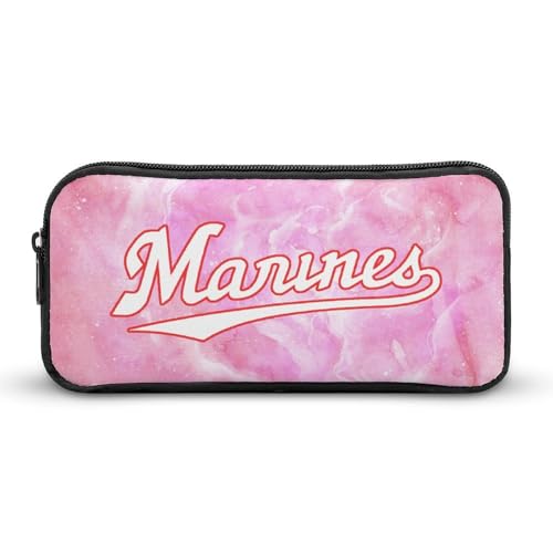 千葉ロッテマリーンズ文具ケース ペンケース 収納グッズ 筆箱 ペンバッグ 筆入れ 多機能 学用品収納 大容量軽量 伸縮性が良く、繰り返し使用可能 傷防止 防汚 掃除が簡単 いろいろな文房具を収納 オフィス小物 コスメバッグとして 男女兼用 携帯便利