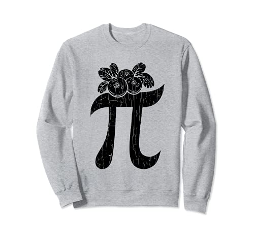 Blueberry Pi Giorno Divertente Berry Lover Eater Grafica Felpa