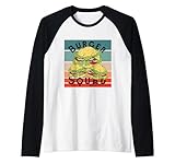 Photo Gallery burger squad cibo cartone animato divertente panino al maglia con maniche raglan Photo Gallery burger squad cibo cartone animato divertente panino al maglia con maniche raglan