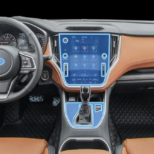 Película protectora de TPU para consola central en viajes con Subaru Outback
